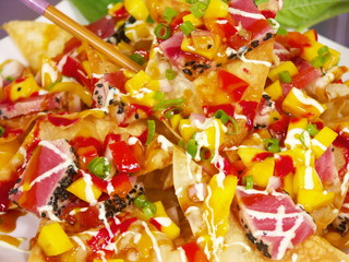 nachos ahi tuna