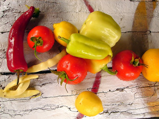 tomatos and other vegetables
