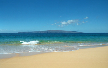 Fototapeta na wymiar beach in maui, hawaii