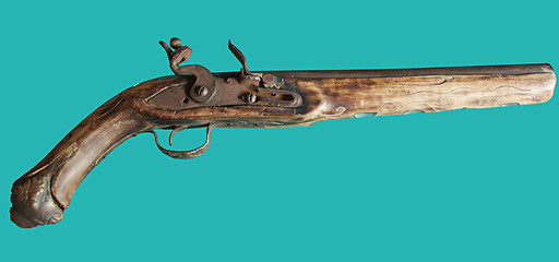 old handmade handgun