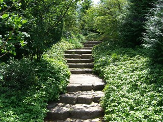 steinstufen garten eden