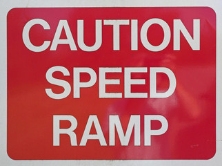 caution speed ramp