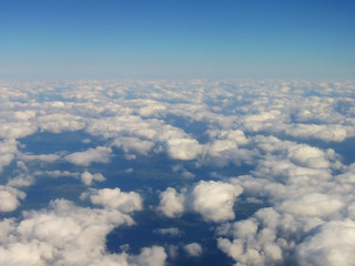 Fototapeta na wymiar clouds from above