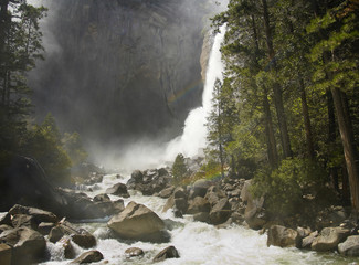 yosemite falls up close