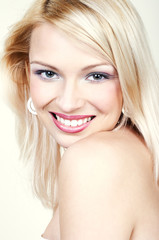 Fototapeta premium cheerful blonde
