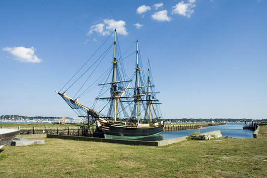 new england treasure old ship in Salem, Mass