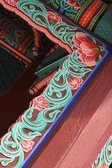 historical korea - palace building detail