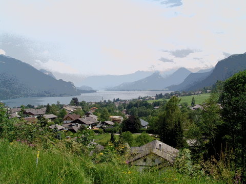 village on the lake