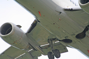 airbus bei der landung