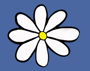 Fototapeta na wymiar simple flower