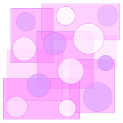 retro circular blocks