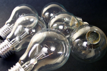 six electric bulbs