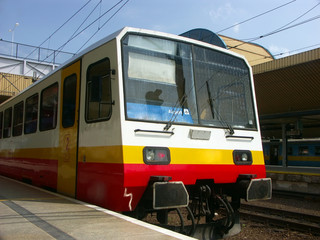 Naklejka premium suburban train