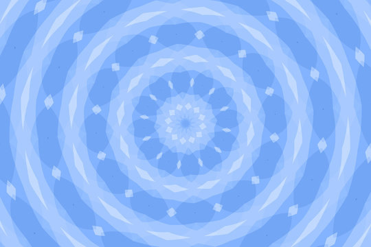 mandala blue hues