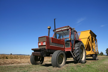 tractor and trailer