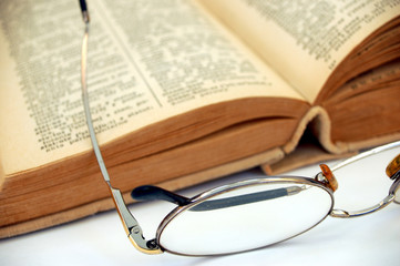 vintage book and glasses #3