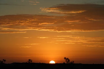 Wandcirkels tuinposter australian outback sunset © sumnersgraphicsinc