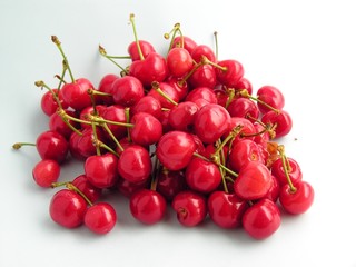 Obraz na płótnie Canvas sweet red cherries