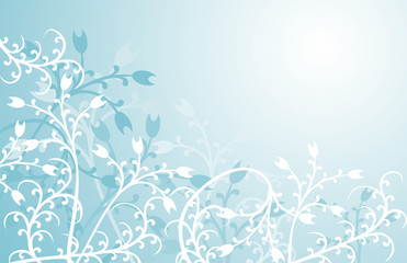 Fototapeta na wymiar abstract floral background, illustration