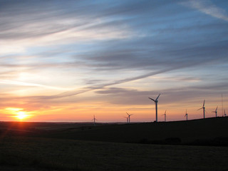 Fototapeta na wymiar wind farm