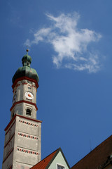 church rising tower