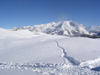 snow mountain alpine