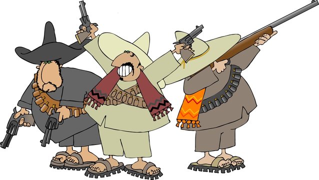 Three Mexican Banditos