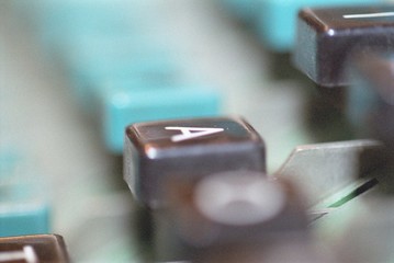 tatstatur einer lionpress satzmaschine