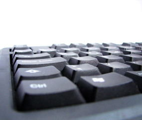 black keyboard