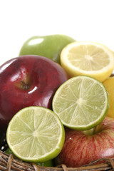 Obraz na płótnie Canvas close-up of lime slice 6