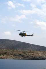 Fototapeta na wymiar griechischer helikopter