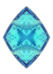 blue wallpaper isolated on white