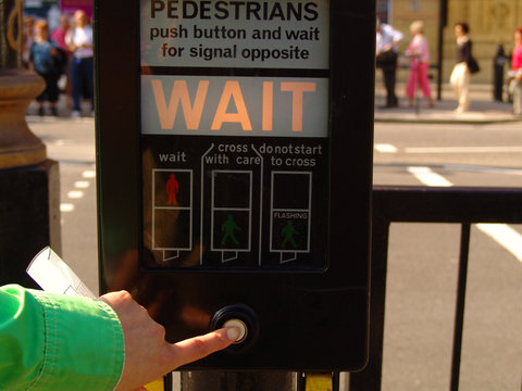 pulsando el semaforo