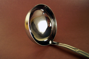 a metal ladle