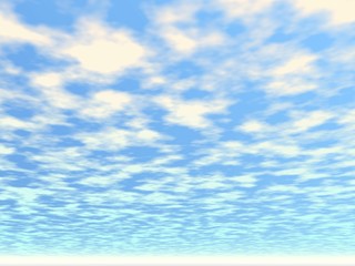 soft clouds. illustration