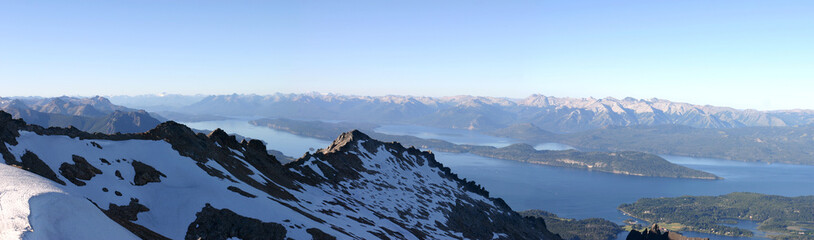 vue panoramique de bariloche