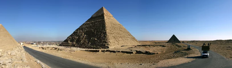 Fototapeten les pyramides de gize © piccaya