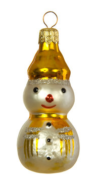 snowman christmas ball