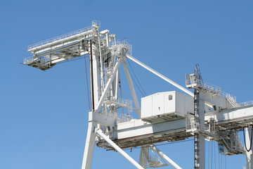 Fototapeta na wymiar huge shipping crane