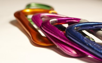 colored carabiner