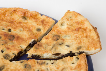 pie with the cut out piece