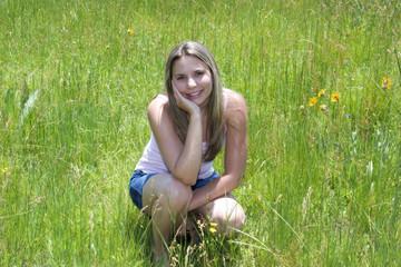 Fototapeta premium teen girl