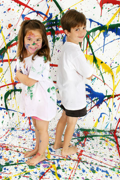 paint children