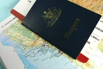 Photo sur Aluminium Australie passeport australien