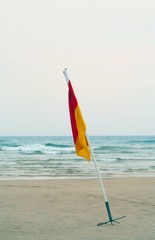 Fototapeta na wymiar lifeguard flag