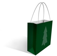 shopping bag - christmas tree