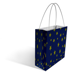shopping bag - stars