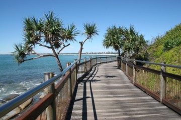 seaside boardwalk