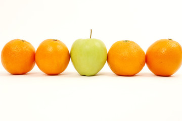 apple and oranges