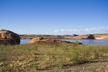 Fototapeta na wymiar lake powell plateau